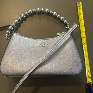 Kate Spade Metallic Blue Shoulder Bag